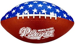 New Port Mini Ballon de Football américain (22 x 13 cm||Dunkelblau Bordeaux/Blanc)