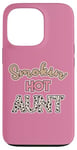 Coque pour iPhone 13 Pro Smoking Hot Aunt Pink Cheetah Leopard Sexy Aunt