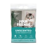 FourFriends Cat Litter Unscented 10 kg