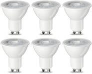 Amazon Basics Lot de 6 ampoules spot LED E27 4.7 W (équivalent 50 W) Blanc Chaud Intensité non variable