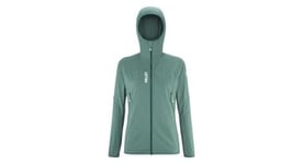 Veste softshell millet fusion xcs vert femme