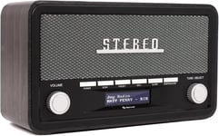 Radio Dab - Radio Vintage - Bluetooth - Dab+/FM - Gradateur - Piles & Secteur - DAB18DW