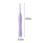 (Purple) Interdental Brushes 40pc Teeth Brace Cleansing Brush For Adults