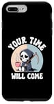 Coque pour iPhone 7 Plus/8 Plus Votre heure viendra Grim Reaper Halloween