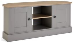 Argos Home Winchester 2 Door Corner TV Unit - Grey