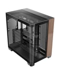 Antec C8 Curve Wood Full Tower Noir, Transparent, Bois