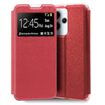 Étui Cool Flip Cover pour Xiaomi Redmi 12 Uni Rouge