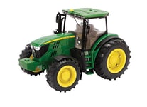 TOMY BIG FARM BRITAINS - Tracteur John Deere 6210R pour Enfants 42837, Tracteur Jouet, Tracteur Électrique avec Effets Son et Lumière, Réplique Détaillée à l'Échelle 1:16 Convient aux 3 ans+