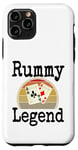 iPhone 11 Pro Funny Rummy Legend Card Game Winner Winning Game Night Dad Case