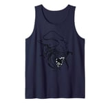 Marvel Venom: The Last Dance Xenophage Face Print Distressed Tank Top