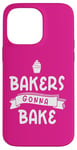 Coque pour iPhone 14 Pro Max Bakers Gonna Bake Cupcake Love Baking