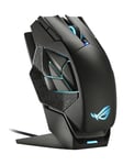 ASUS ROG Spatha X Wireless Gaming Mouse (Magnetic Charging Stand, 12 Programmable Buttons, 19,000 DPI, Push-fit Hot Swap Switch Sockets, ROG Micro Switches, ROG Paracord and Aura RGB Lighting)