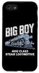 Coque pour iPhone SE (2020) / 7 / 8 Big Boy 4000 Locomotive à vapeur Locomotive Train Lover Lover