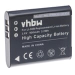 vhbw Batterie compatible avec Olympus Tough TG-6, TG-Tracker appareil photo, reflex numérique (900mAh, 3,6V, Li-ion)