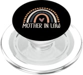 Mother In Law Boho Rainbow Mother In Law PopSockets PopGrip for MagSafe