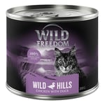 5 + 1 på köpet! Wild Freedom 6 x 200 g - Wild Hills - anka & kyckling