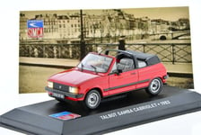 TALBOT Samba Cabriolet Red 1983 1/43 ixo