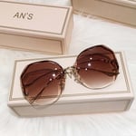 Womens Mens Sunglasses Oversized Metal Frame Fashion Shades Ladies Sunglasses