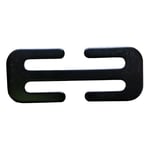 Clip Ceinture de Sécurité Voiture 2 pcs Boucle de Ceinture de Sécurité en Métal 7CM Clip de Ceinture de Sécurité Auto Universel Accessoire(Noir)