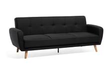 Florli Sovesofa 214 cm - Svart Sovesofaer