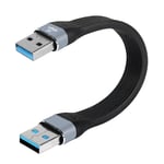 Câble Usb Vers Usb 10 Gbit/S, Câble Usb 3.0 Type A Mâle À Mâle Pour Transfert De Données Compatible Avec Disque Dur, Ordinateur Portable, Lecteur Dvd (Mâle À Mâle)