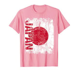 JAPAN Big JAPANESE Flag Vintage | Pink JAPAN T-Shirt