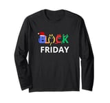 friday shopping crew christmas black shopping familly group Long Sleeve T-Shirt