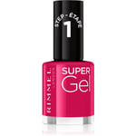 Rimmel Super Gel Geleneglelak uden UV/LED forsegling Skygge 026 Sun Fun Daze 12 ml