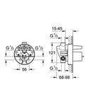 GROHE Corps Encastré - Pièces détachée 33963000 Import Allemagne