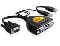 Delock 2 Port VGA Data Splitter - videosplitter - 2 porter