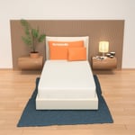 Matelas 90x190 Hauteur 10 cm - Revêtement Aloe Vera, Waterfoam, Pliable | Plu...