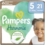 Pampers Harmonie Size 5 disposable nappies 11-16 kg 21 pc