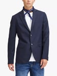 Casual Friday Bille Tailored Single Breasted Blazer, Dark Navy