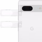 2-Pack Google Pixel 8 Kamera Linsskydd Härdat Glas 0,2mm Transparent