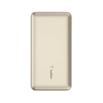 Belkin 10K USB-A and USB-C 15W Power Bank - Gold