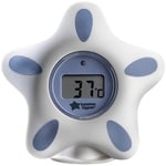 Tommee Tippee Closer to Nature Bath & Room Thermometer, White, LCD Display, Fast Reading System, Waterproof