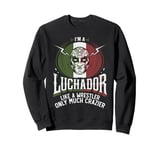 Lucha Libre Mexican Wrestler Mask Wrestling Luchador Sweatshirt