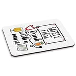 Safety First Drink With A Nurse PC Computer Mouse Mat Pad Gin Rum Wine Prosecco