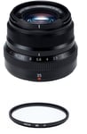 FUJI XF 35MM F2 R WR Noir + HOYA UX UV 43mm Filter