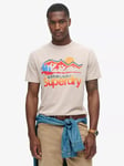 Superdry Great Outdoors Graphic T-Shirt, Lavin Beige Marl