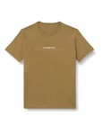 Calvin Klein Jeans Minimal Logo Tee T-Shirt S/S, Gothic Olive, XS Homme