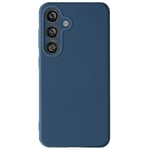 Coque pour Samsung Galaxy S24 Semi-rigide Soft-touch Fast Cover Avizar Bleu Nuit