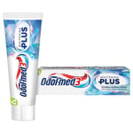 Odol-med3 Whitening Plus Dentifrice au fluorure testé cliniquement pour des dents visiblement plus blanches 75 ml