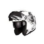 KSK Casque Modulable SAGACITY Noir et blanc