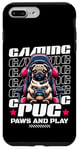 iPhone 7 Plus/8 Plus Gaming Pug Video Game Dog Graphic For Men Boys Women Kids Case