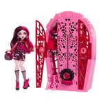 Monster High Coffret Monstrueux Secrets Énigmes du jardin avec poupée Draculaura, dressing et plus de 19 surprises pour l’heure du goûter, dont des vêtements pour poupée, HYT72