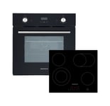 Four Cuisinière Cuisson Vitrocéramique Herdset Montage Air Chaud Touch Control