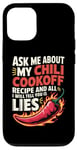 Coque pour iPhone 12/12 Pro Demandez-moi sur ma recette de cuisson au chili et tout ce que je vais vous dire