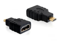 DELOCK – Adapter High Speed HDMI - micro D male to A female (65242)