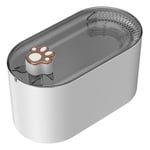 Jusch - Fontaine à eau pour animaux, abs, avec filtre, 3000ml, gris